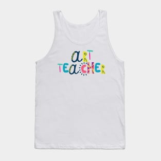 Cute Art Teacher Gift Idea Back to School Tank Top